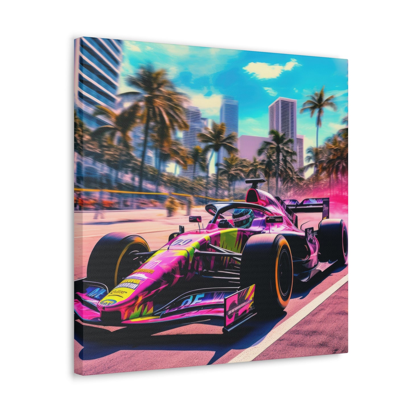 Miami Raceday Vibes - Canvas