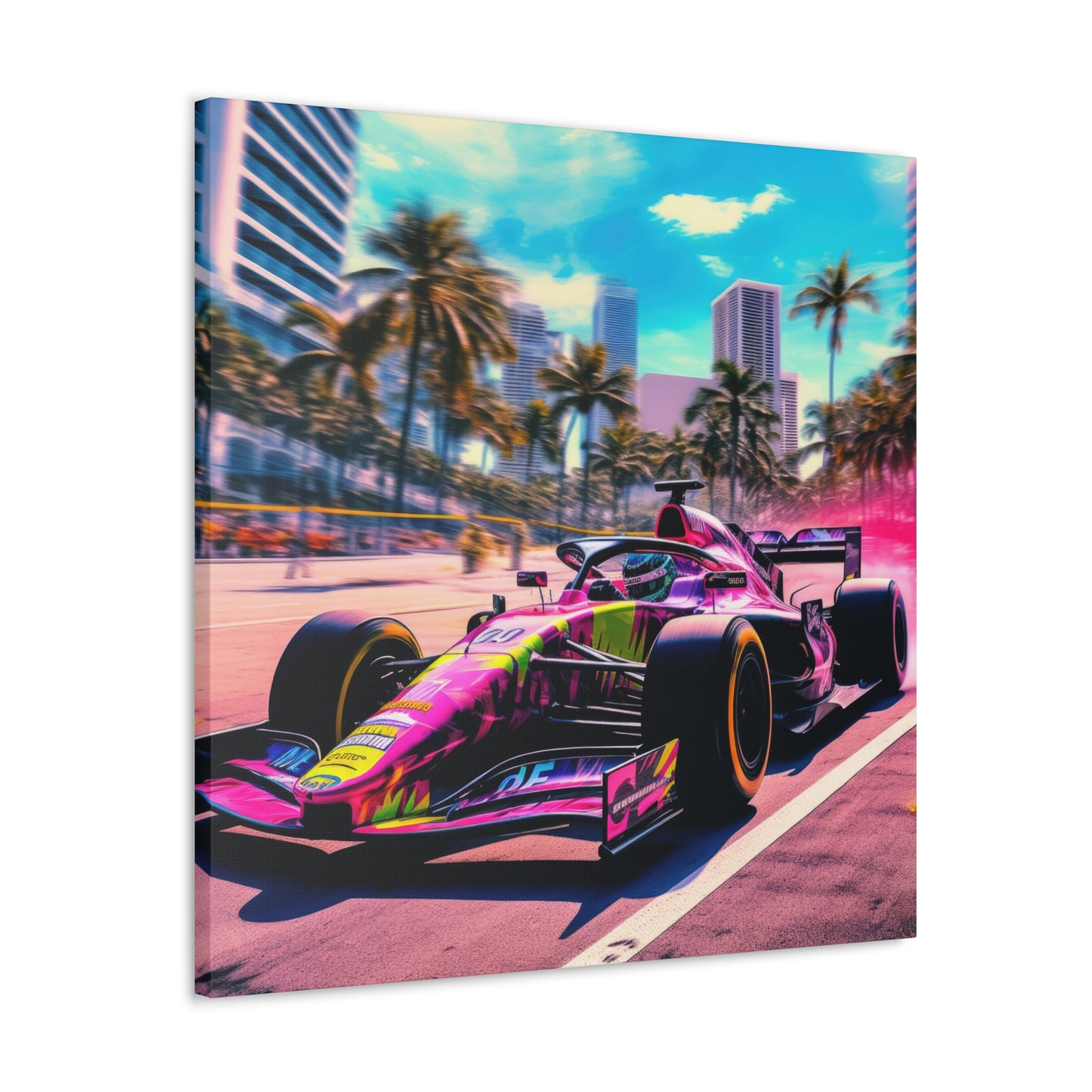 Miami Raceday Vibes - Canvas