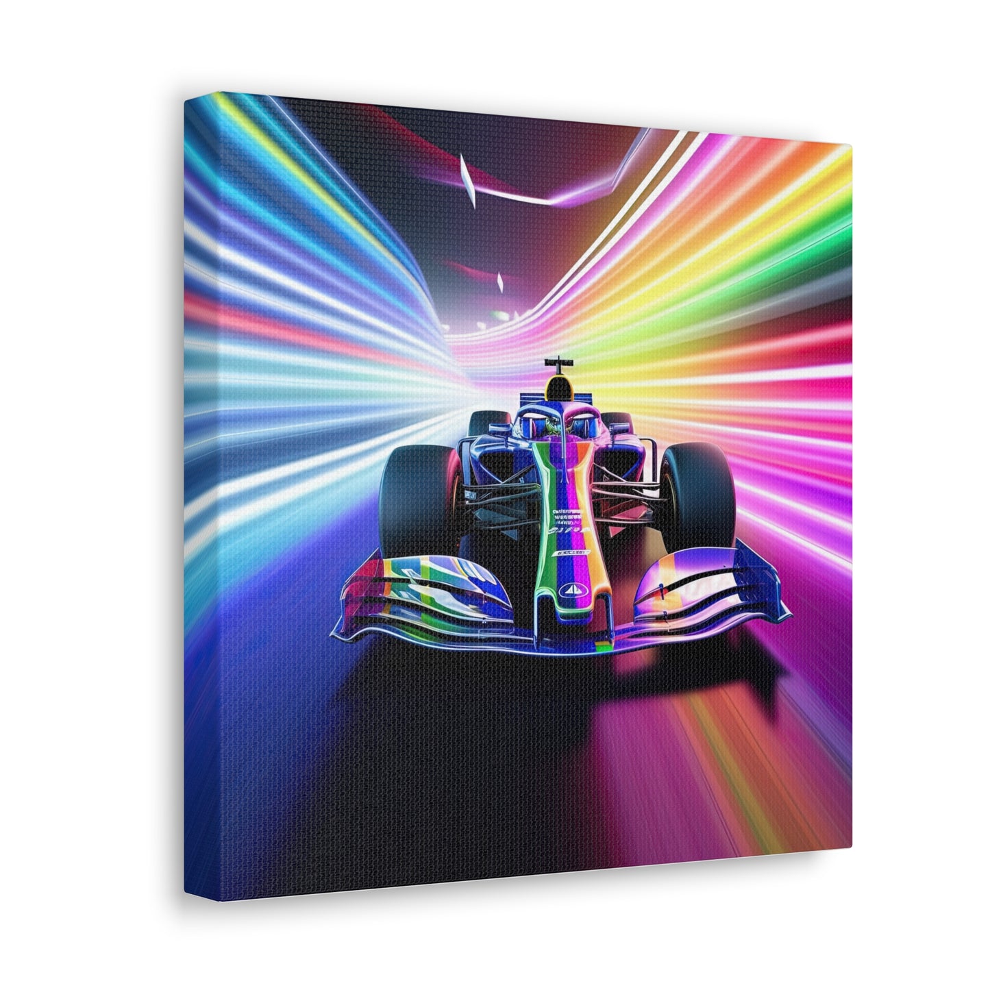 Racing in Neon Art - Canvas