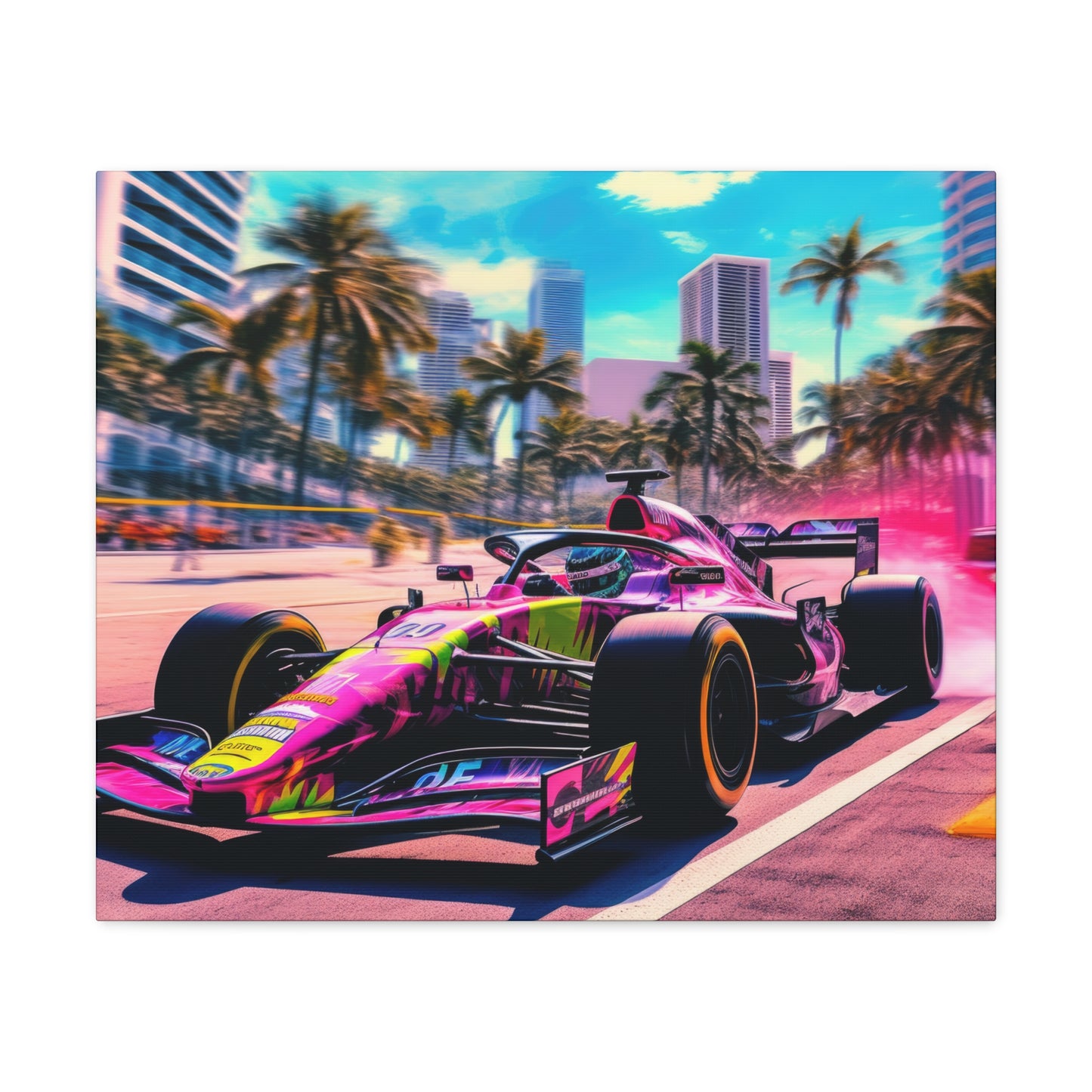 Miami Raceday Vibes - Canvas