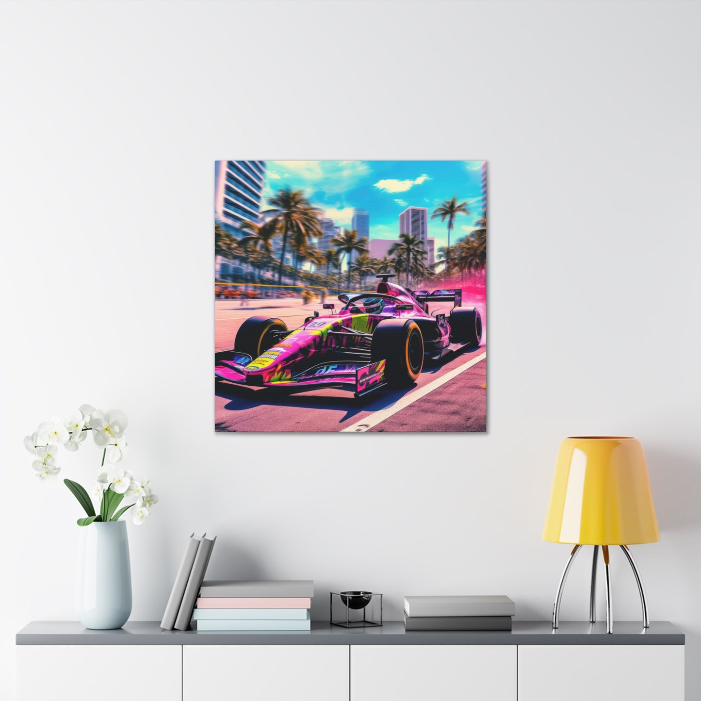 Miami Raceday Vibes - Canvas