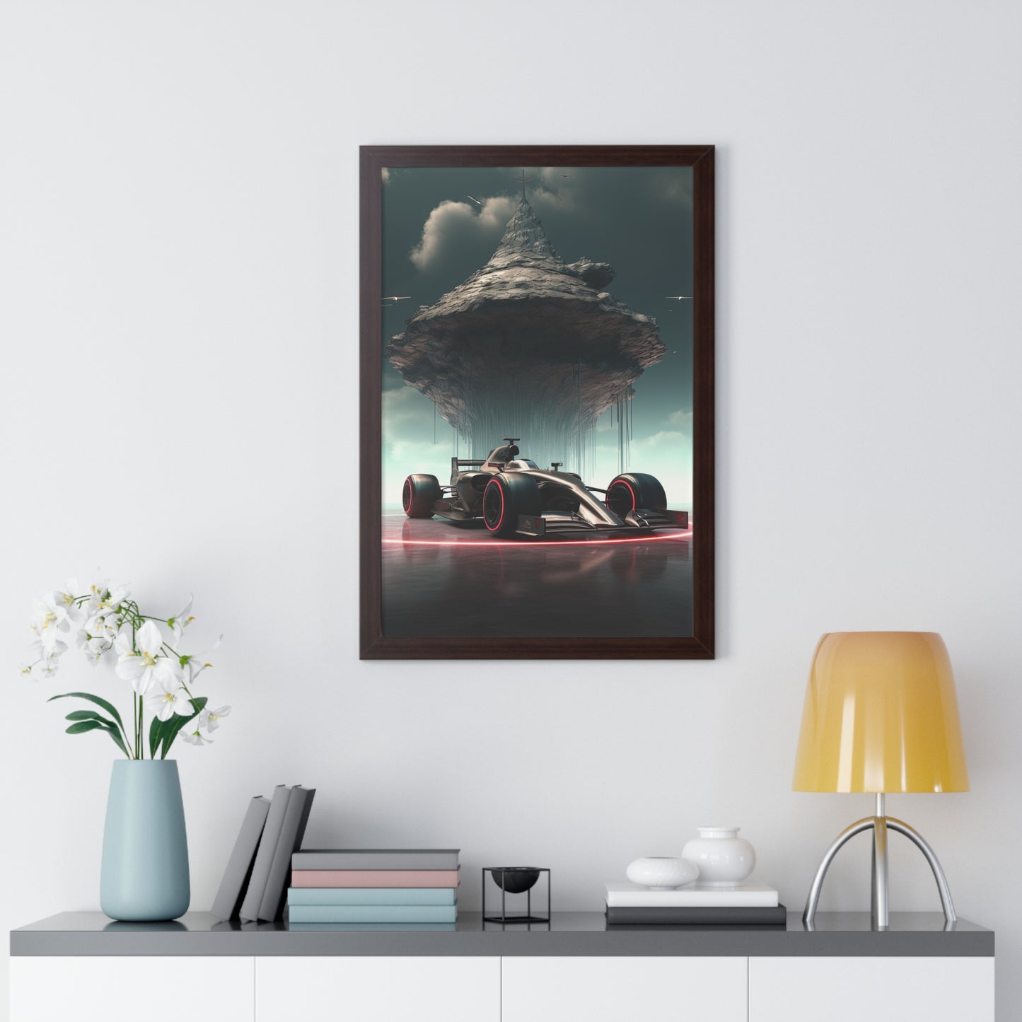 Skyscape Velocity - Framed Poster