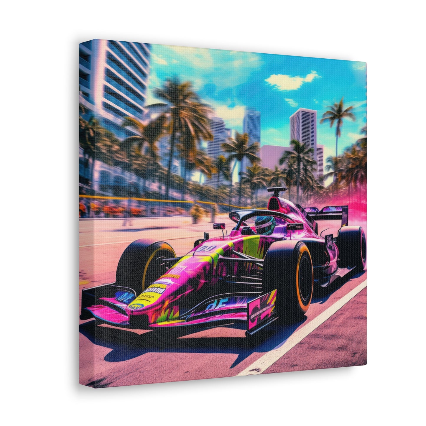 Miami Raceday Vibes - Canvas