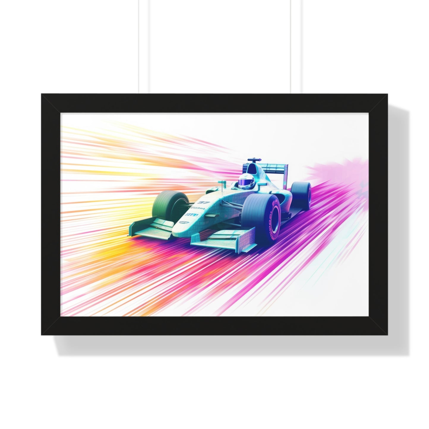 Formula Rush - Framed Poster