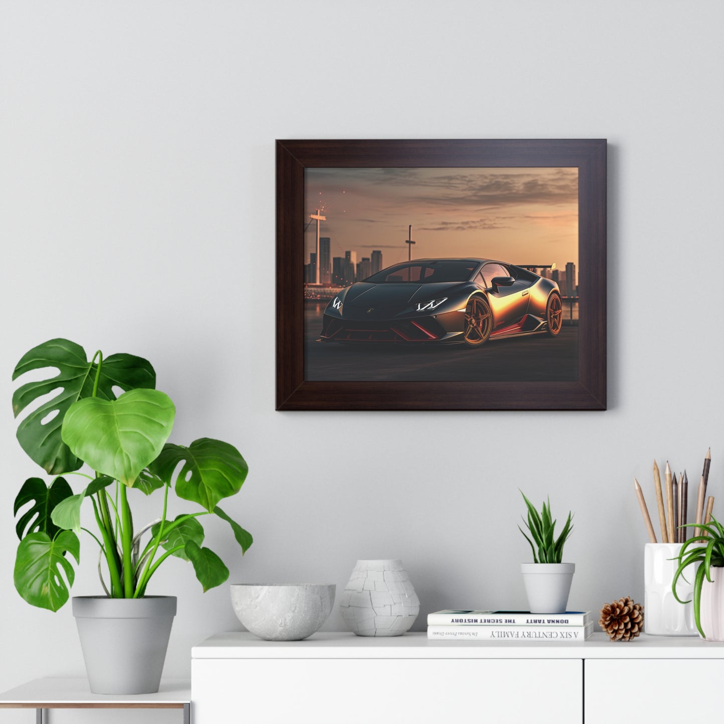 Lamborghini Flare - Framed Poster