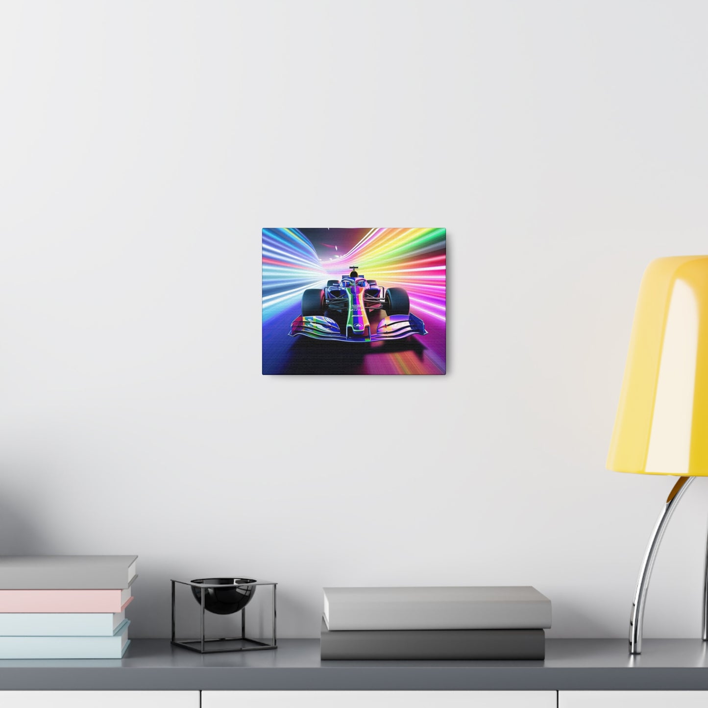 Racing in Neon Art - Canvas