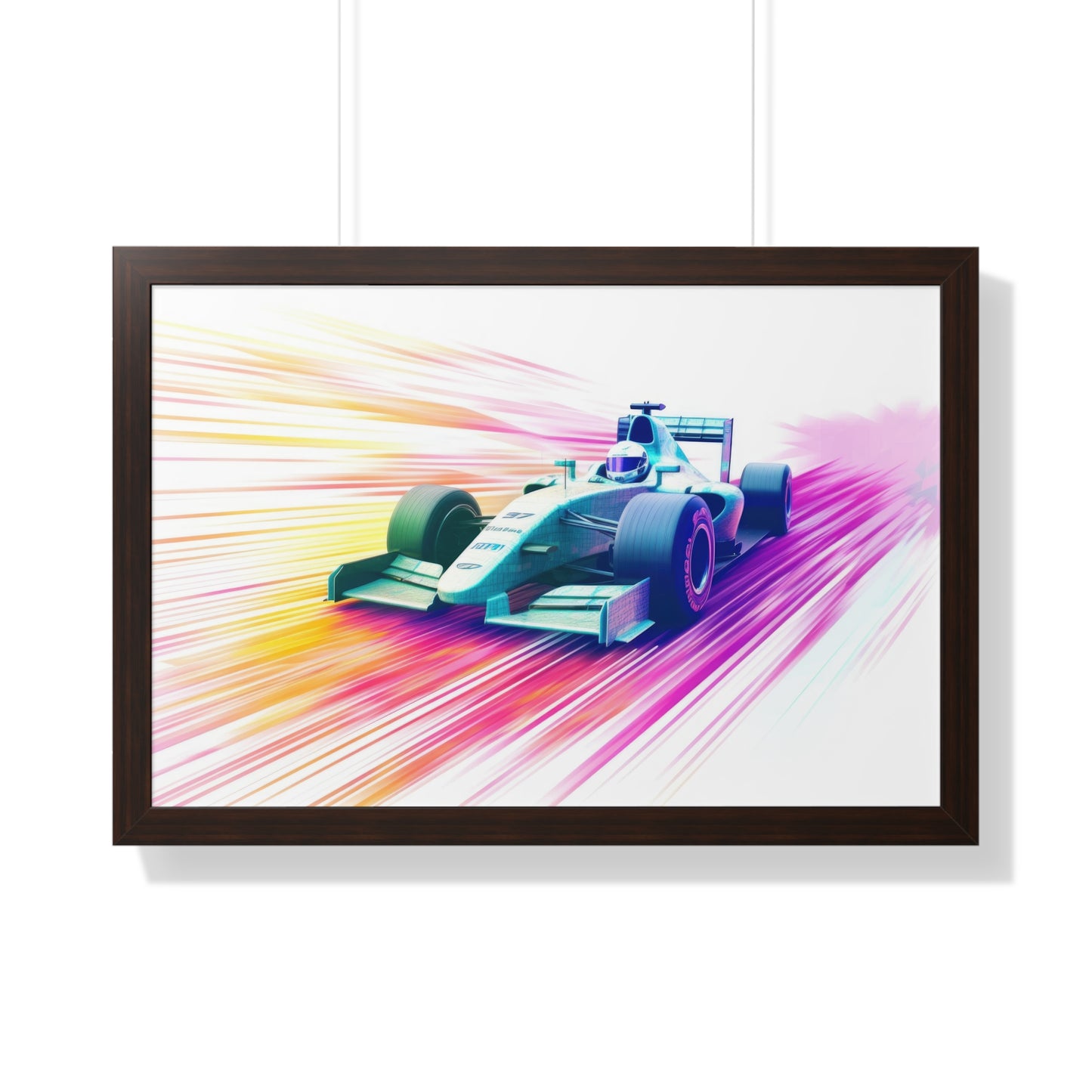 Formula Rush - Framed Poster