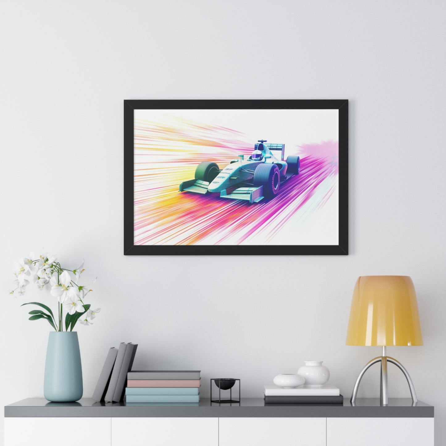 Formula Rush - Framed Poster