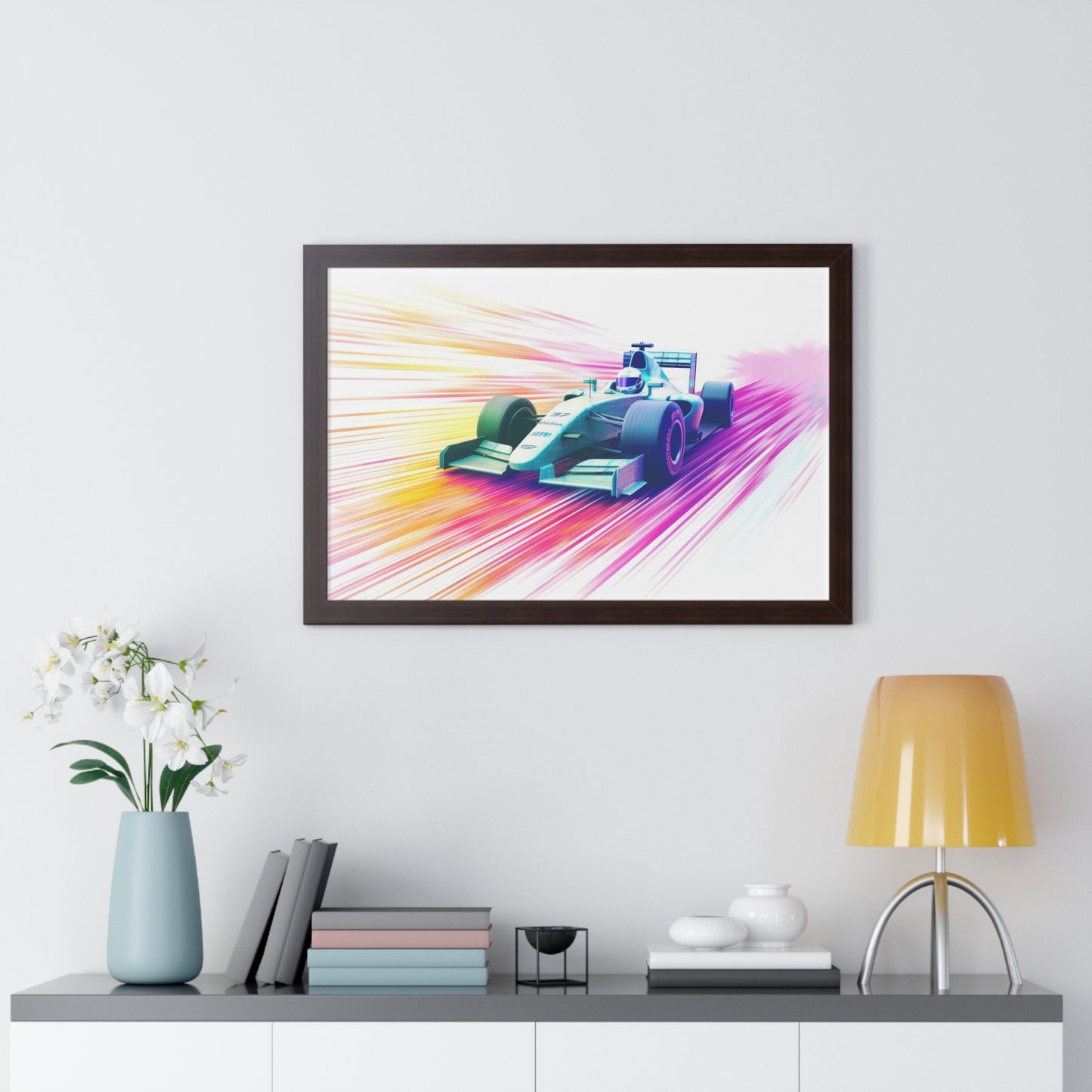 Formula Rush - Framed Poster