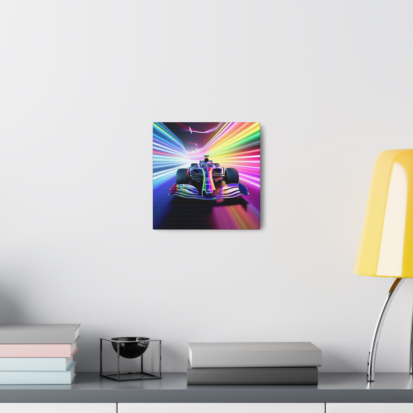 Racing in Neon Art - Canvas