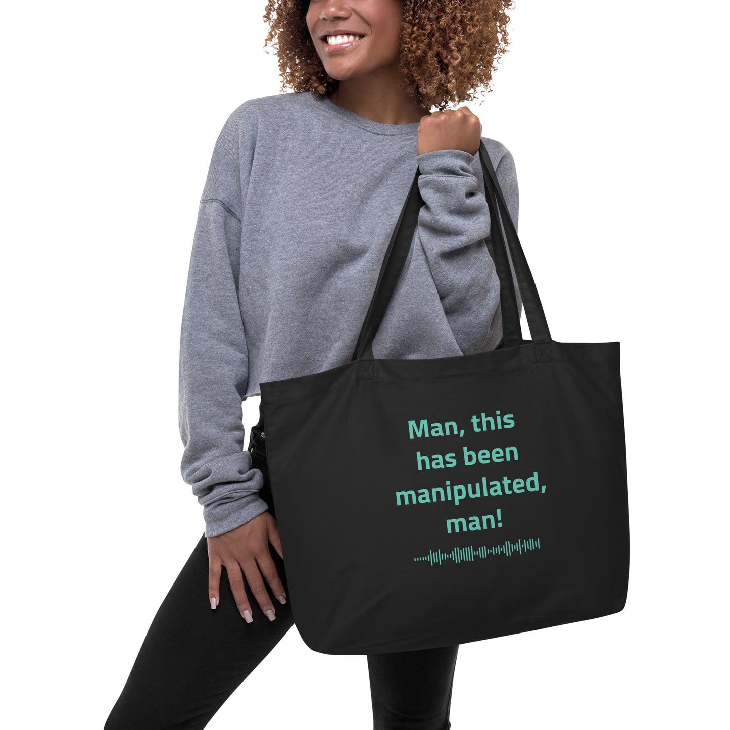 Manipulated Man Quote Tote